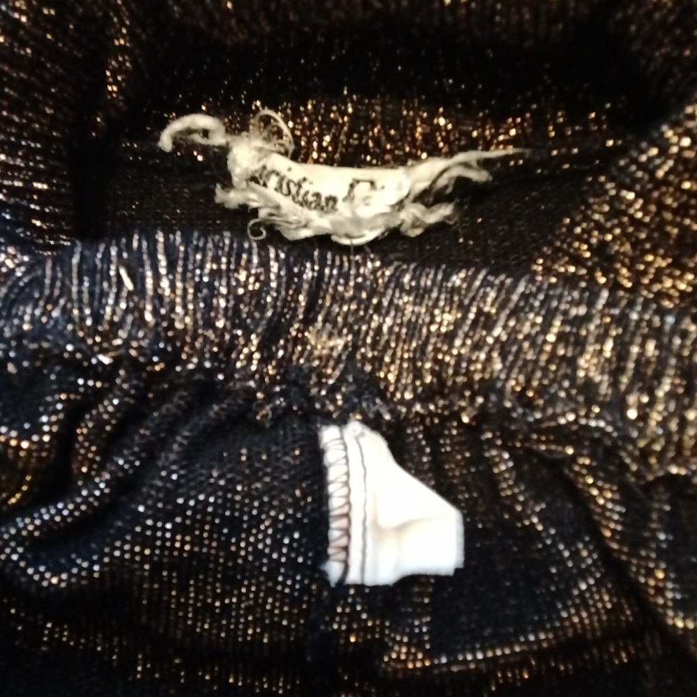 Vintage Christian Dior Dress Up to Loungewear Knit Pantsuit Sz XS/S - Picture 13 of 13